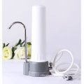 Desktop single stage activated carbon ceramic water filter